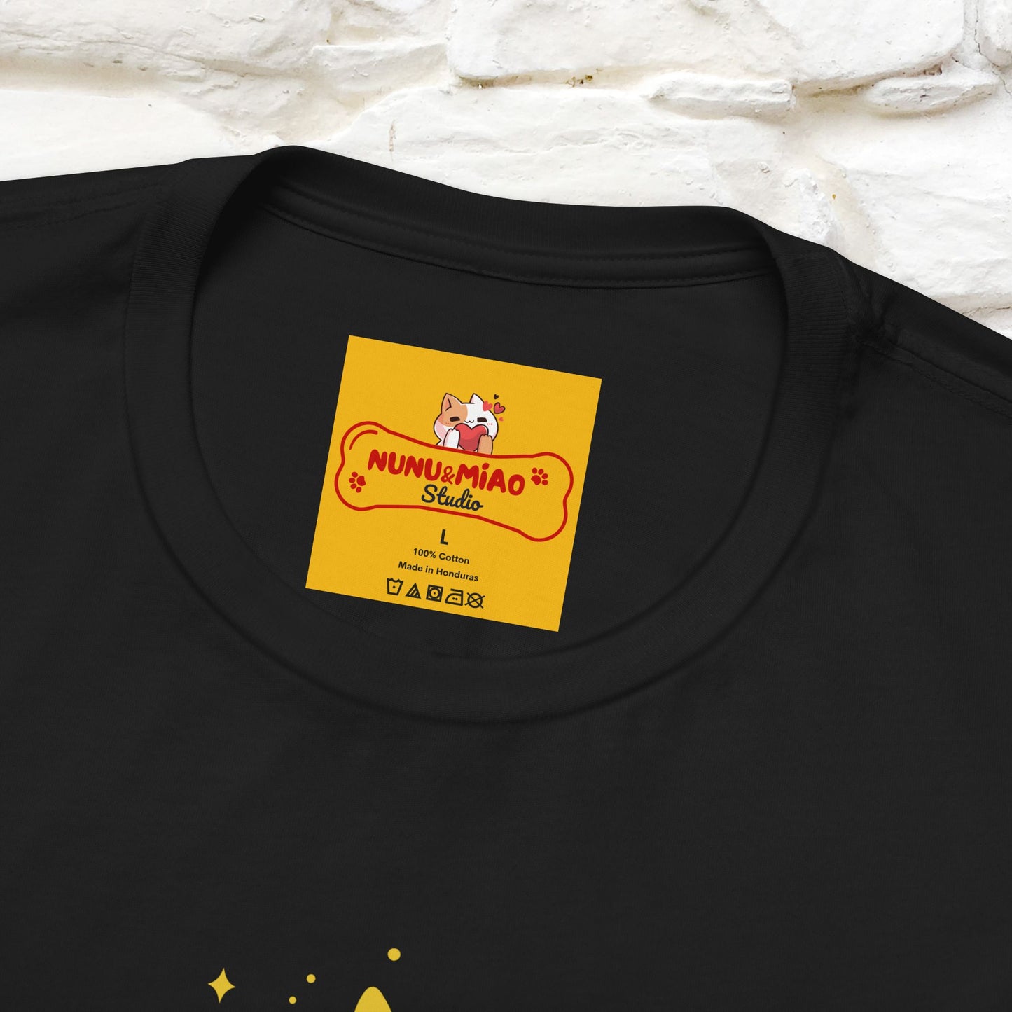 ''The Cristal'' Cat T-Shirt Front and Back Design | Nunu&Miao Studio