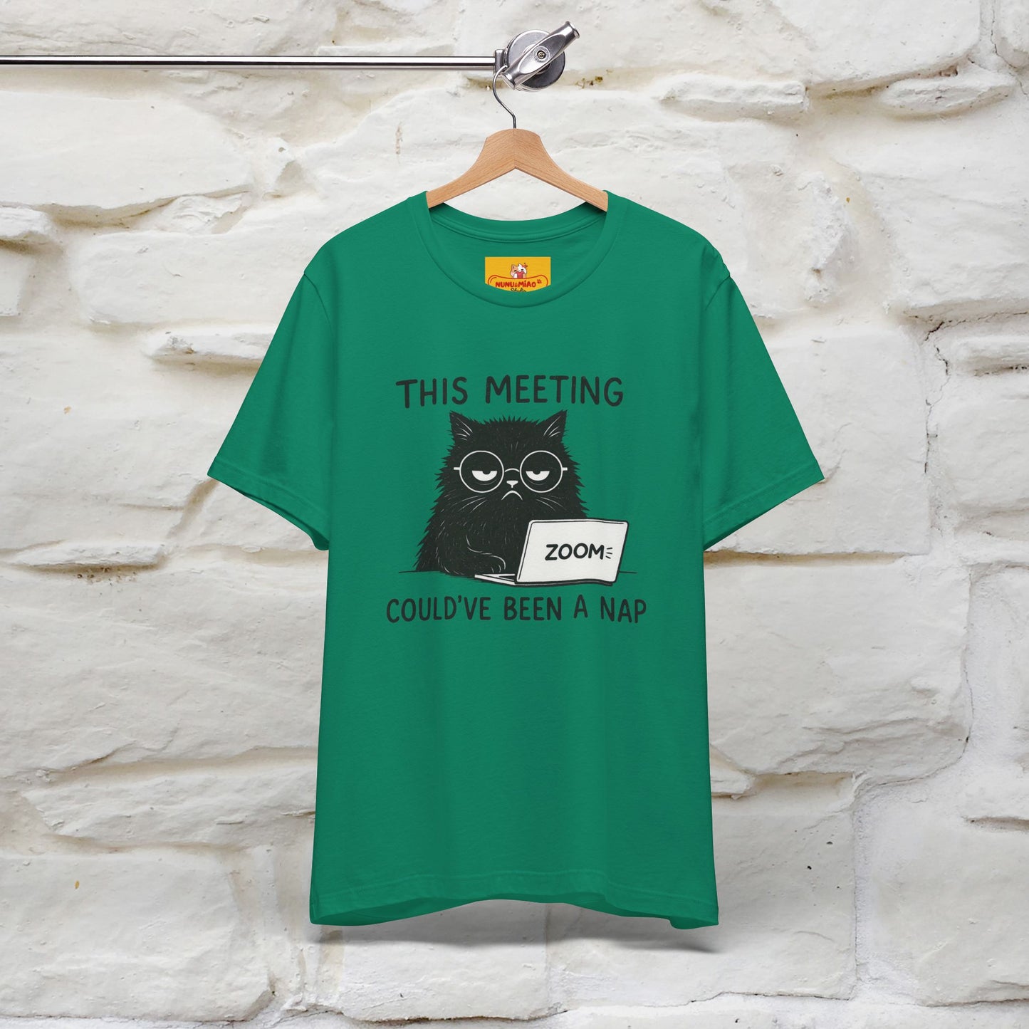 "This Meeting Could've Been a Nap" | Sarcastic Cat T-Shirt | Nunu&Miao Studio