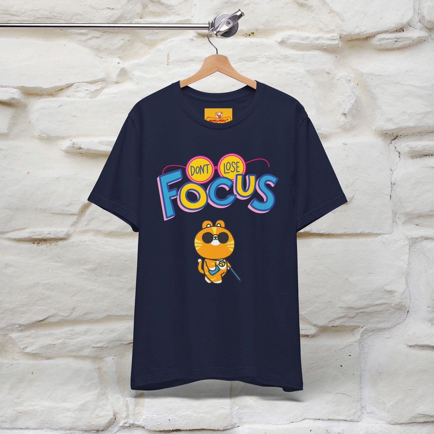 ''Don’t Lose Focus'' Cat T-Shirt | Nunu&Miao Studio