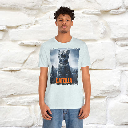 Catzilla T-Shirt | Fun Monster Cat Tee for Men & Women | 100% Cotton*