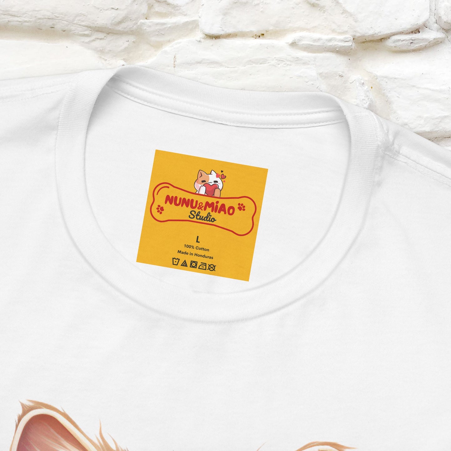 "Mr. Meow" Elegante T-shirt con gatto per uomo e donna | 100% cotone*
