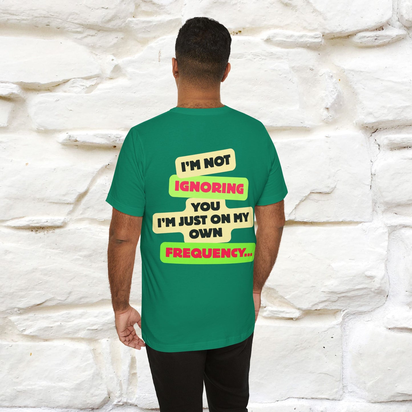 "I'm Not Ignoring You. I'm Just  .. " Cat T-Shirt | Front & Back Design | Nunu&Miao Studio