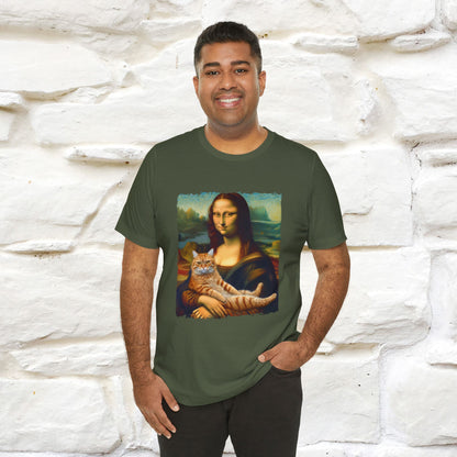 Mona Lisa’s Cat T-Shirt | Classic Art-Inspired Cat Tee for Men & Women | 100% Cotton*