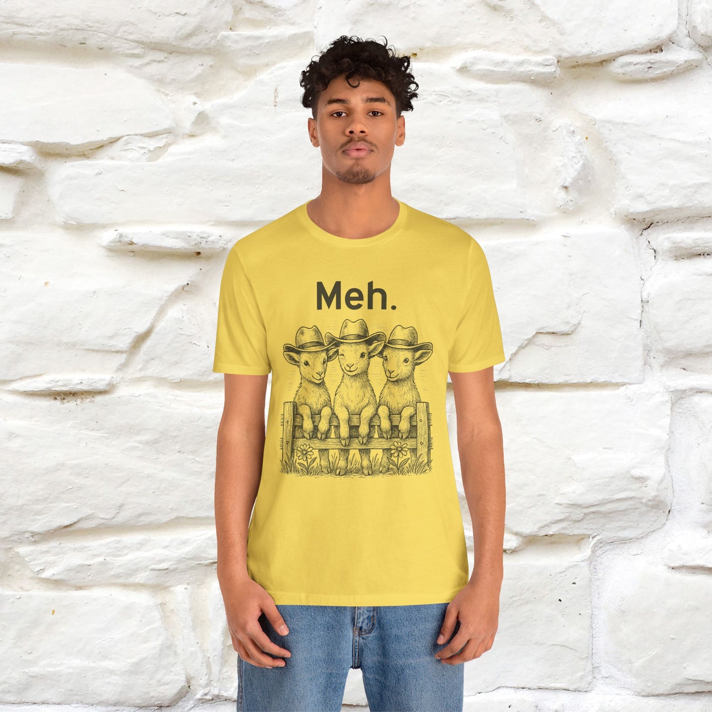 "Meh" Cute T-shirt |Nunu&Miao Studio