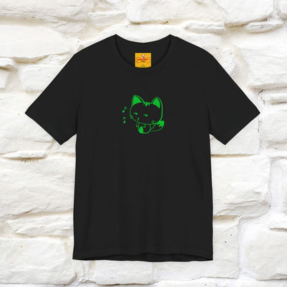 "Happiness Comes From Peace, Peace Comes From Indifference" Cat T-Shirt| Front & Back Design | Nunu&Miao Studio