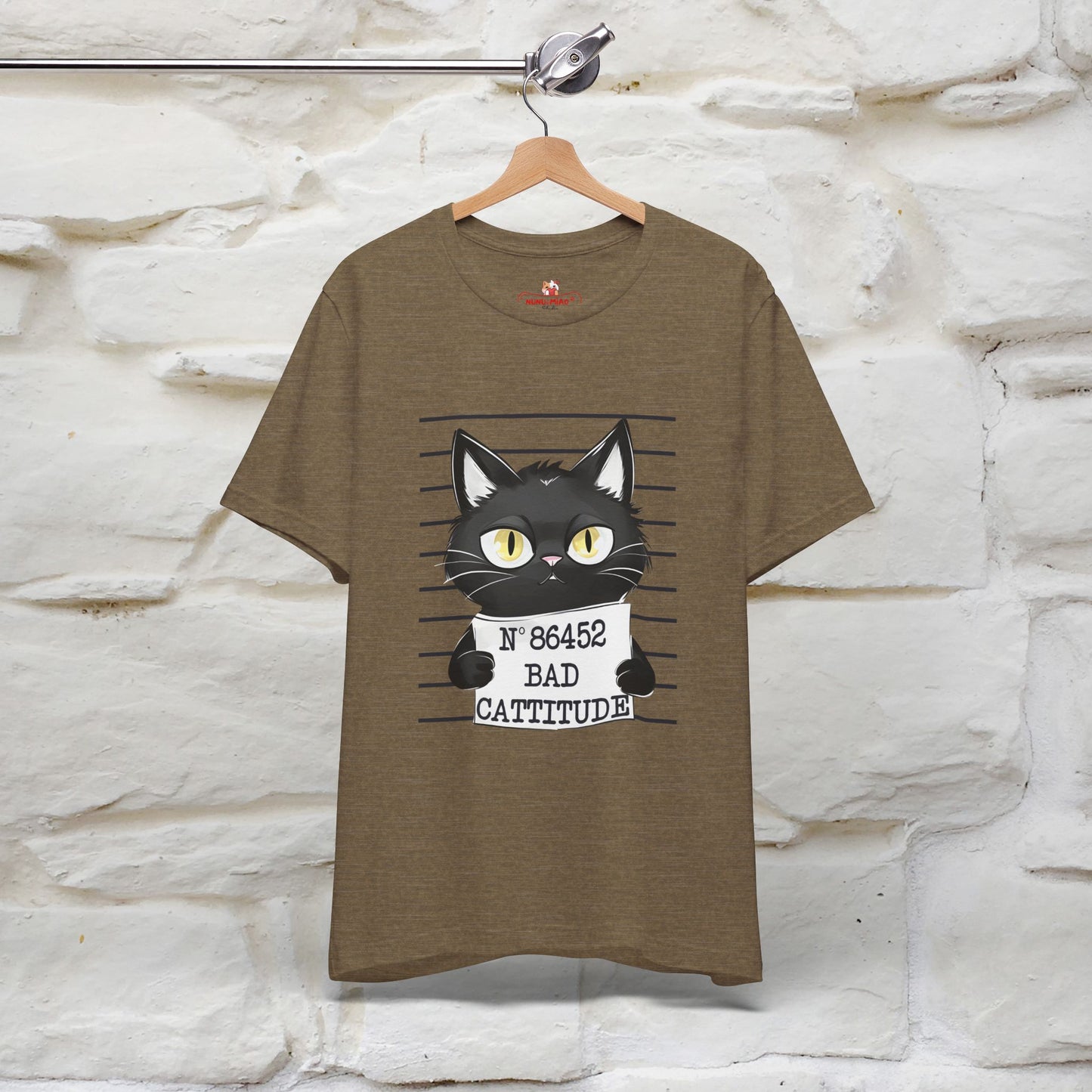 "Bad Cattitude" T-Shirt for Men & Women | 100% Cotton*