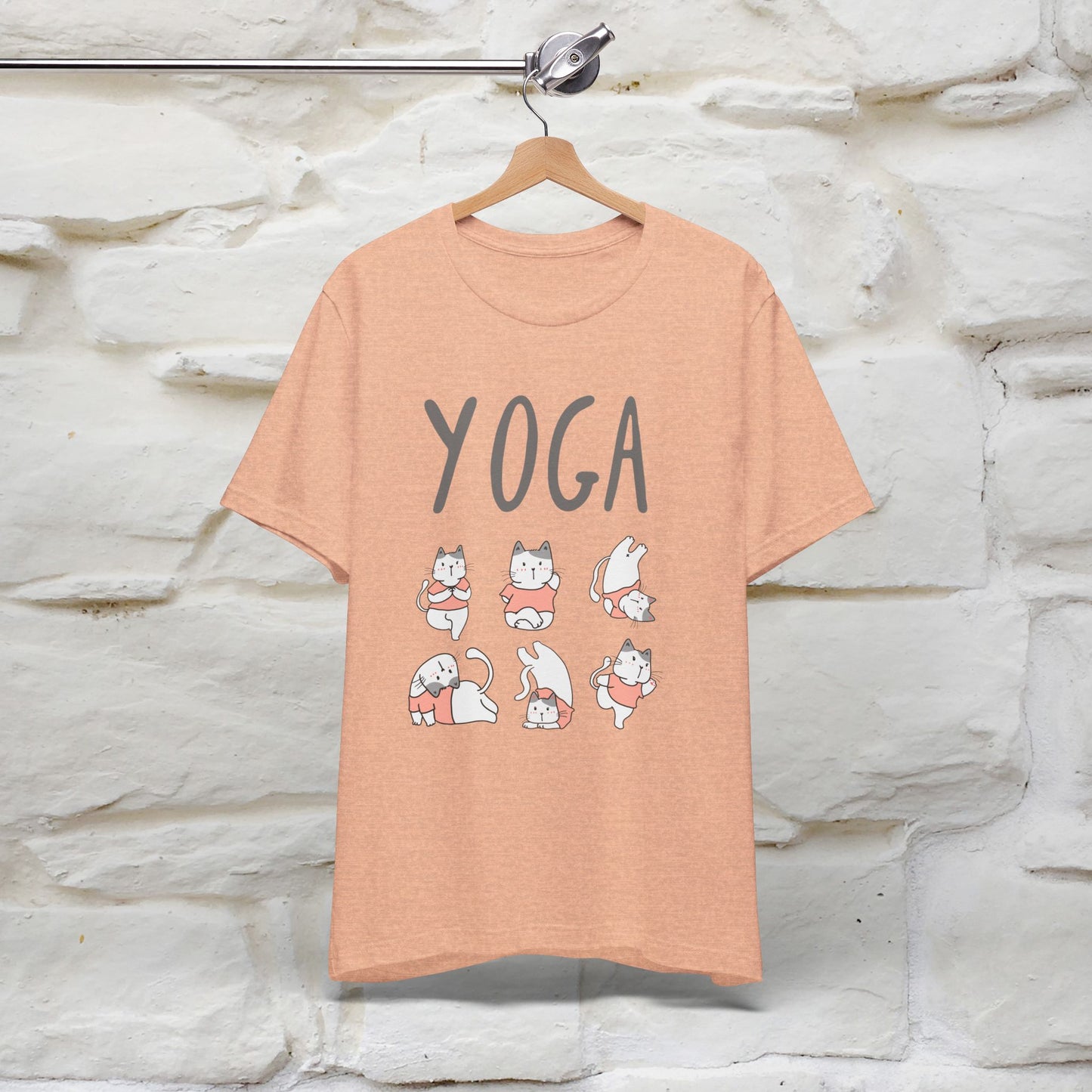 The Real Yoga Challenge Cat T-Shirt for Men & Women | 100% Cotton* Funny & Comfortable Tee