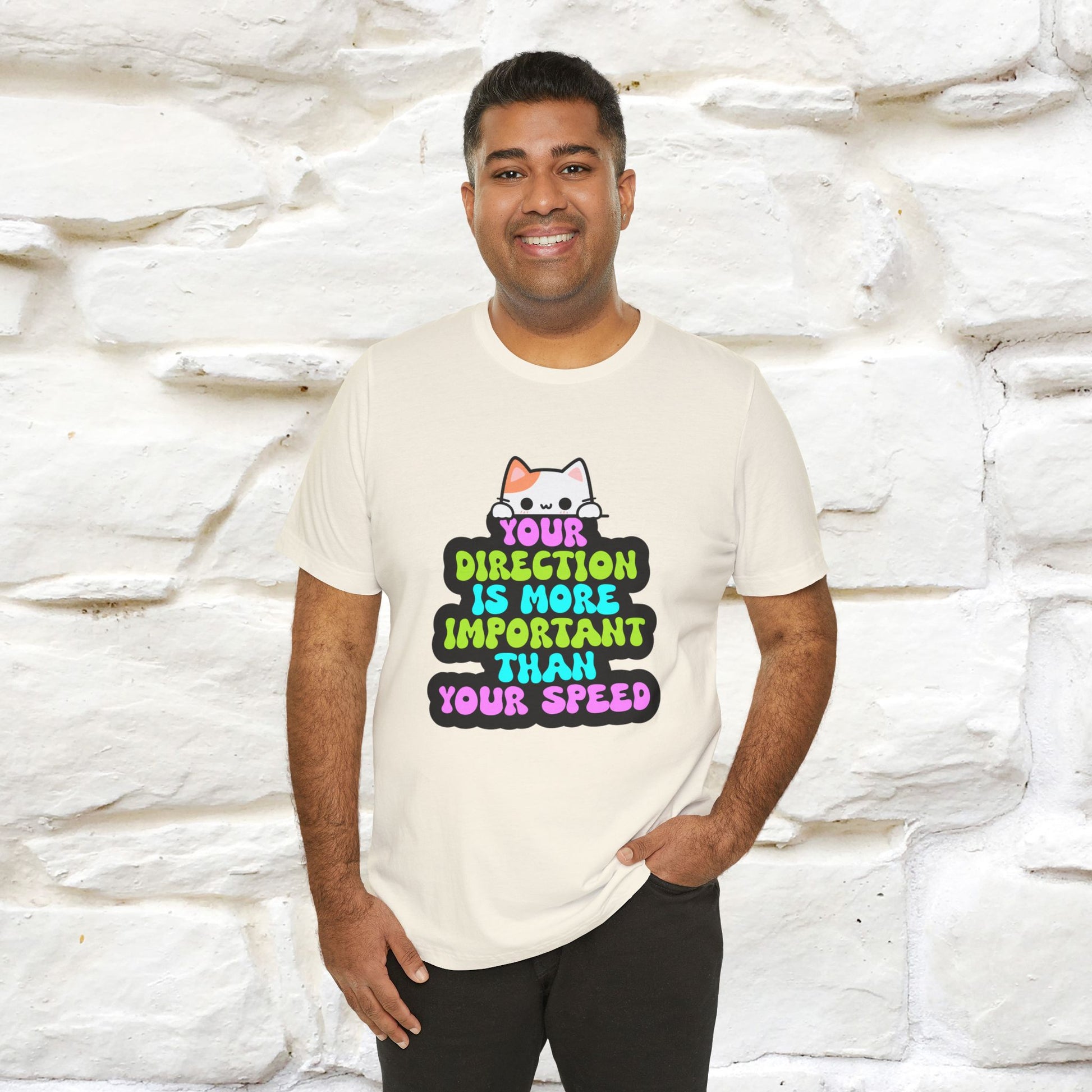 "Your Direction Is More ..." |  Cat T-shirt | Nunu&Miao Studio - Nunu&Miao Studio