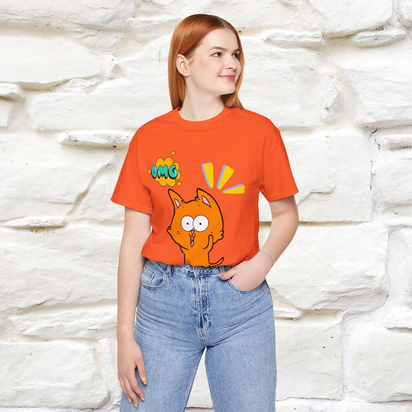 ''Oh My God'' Cat T-Shirt | Nunu&Miao Studio - Nunu&Miao Studio