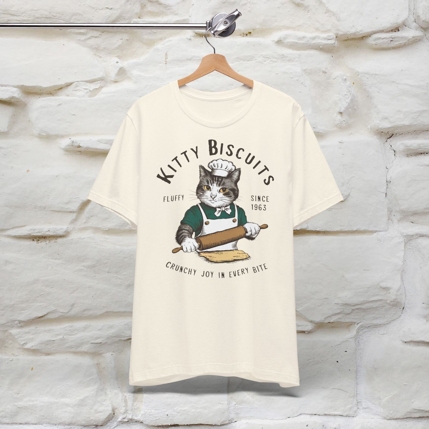 Kitty Biscuits Crunchy Joy T-Shirt | Cat Lover’s Delight for Men & Women | 100% Cotton*