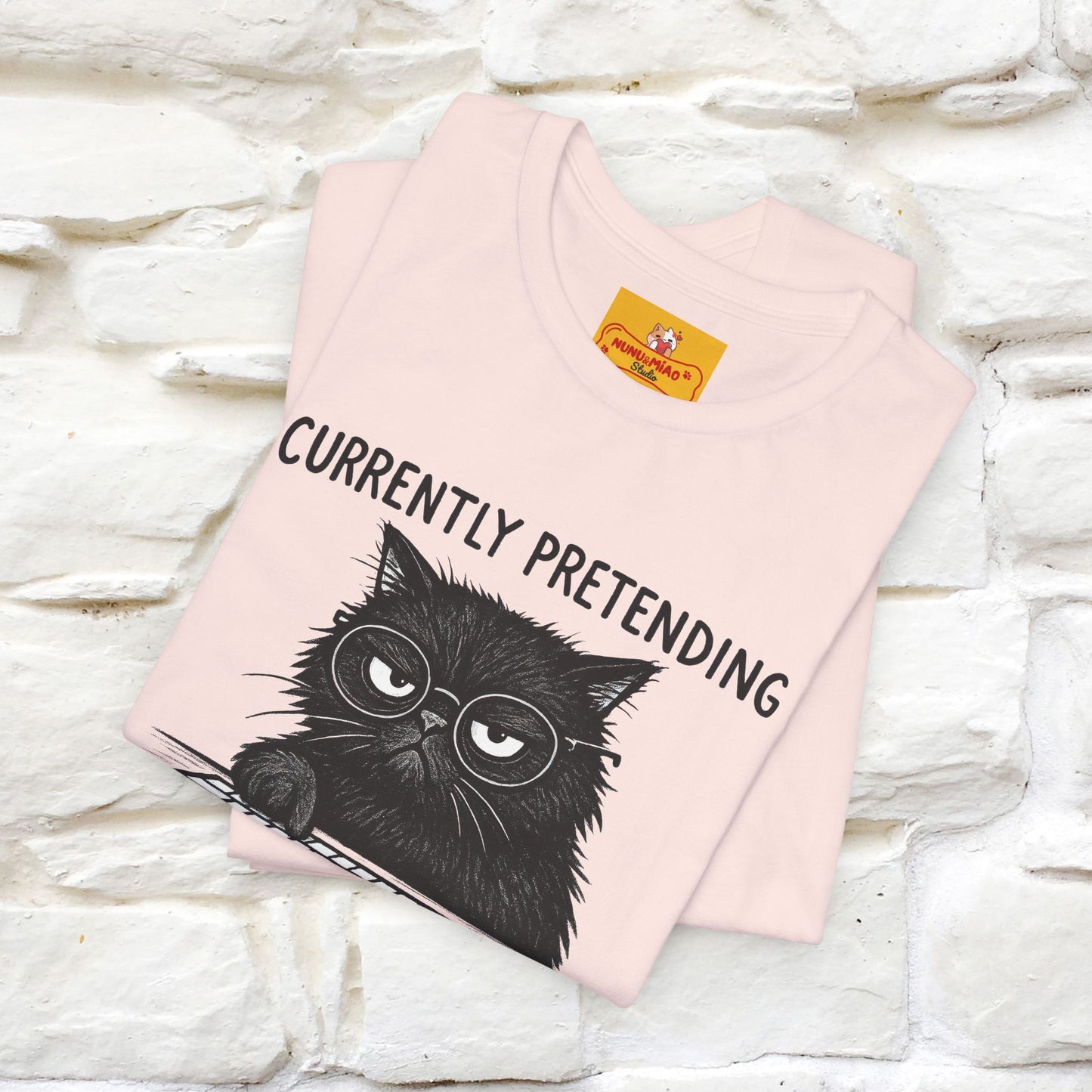 "Currently Pretending To Be Productive" |Cat T-Shirt | Nunu&Miao Studio
