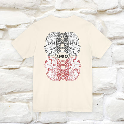 ''Illusion'' Cat T-Shirt Front and Back Design | Nunu&Miao Studio
