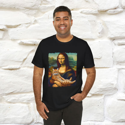 Mona Lisa’s Cat T-Shirt | Classic Art-Inspired Cat Tee for Men & Women | 100% Cotton*