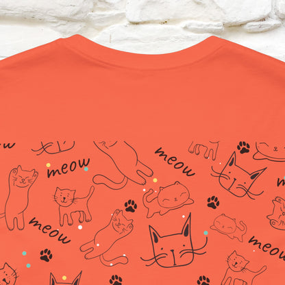 "Antidepressants" Cat T-Shirt | Front & Back Design | Nunu&Miao Studio