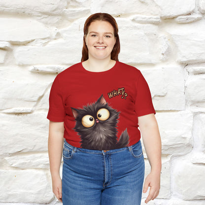 ''What ?'' | Cat T-Shirt  | Nunu&Miao Studio