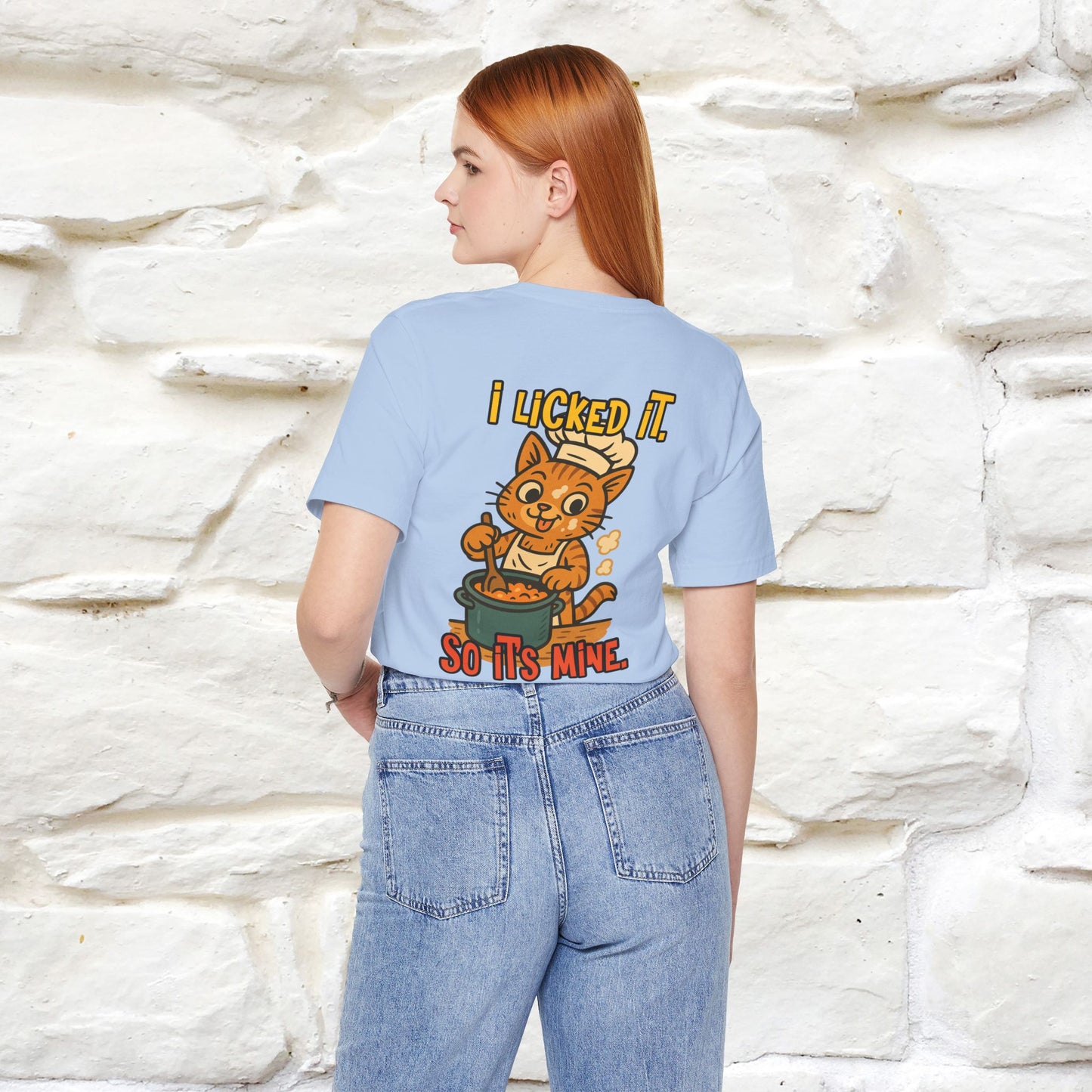 "I Licked It. It's Mine  " |Cat T-Shirt | Nunu&Miao Studio