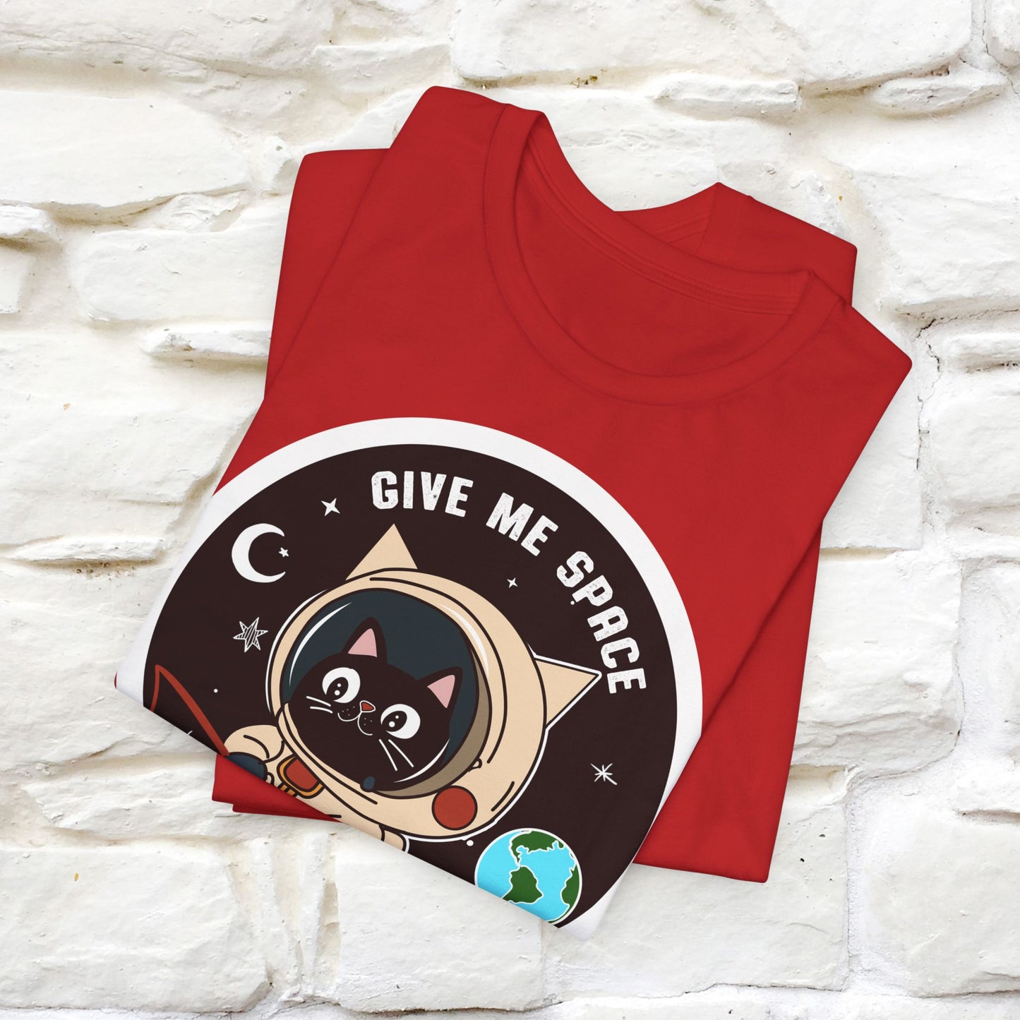 Give Me Space Cat T-Shirt for Men & Women | 100% Cotton* Funny  Tee