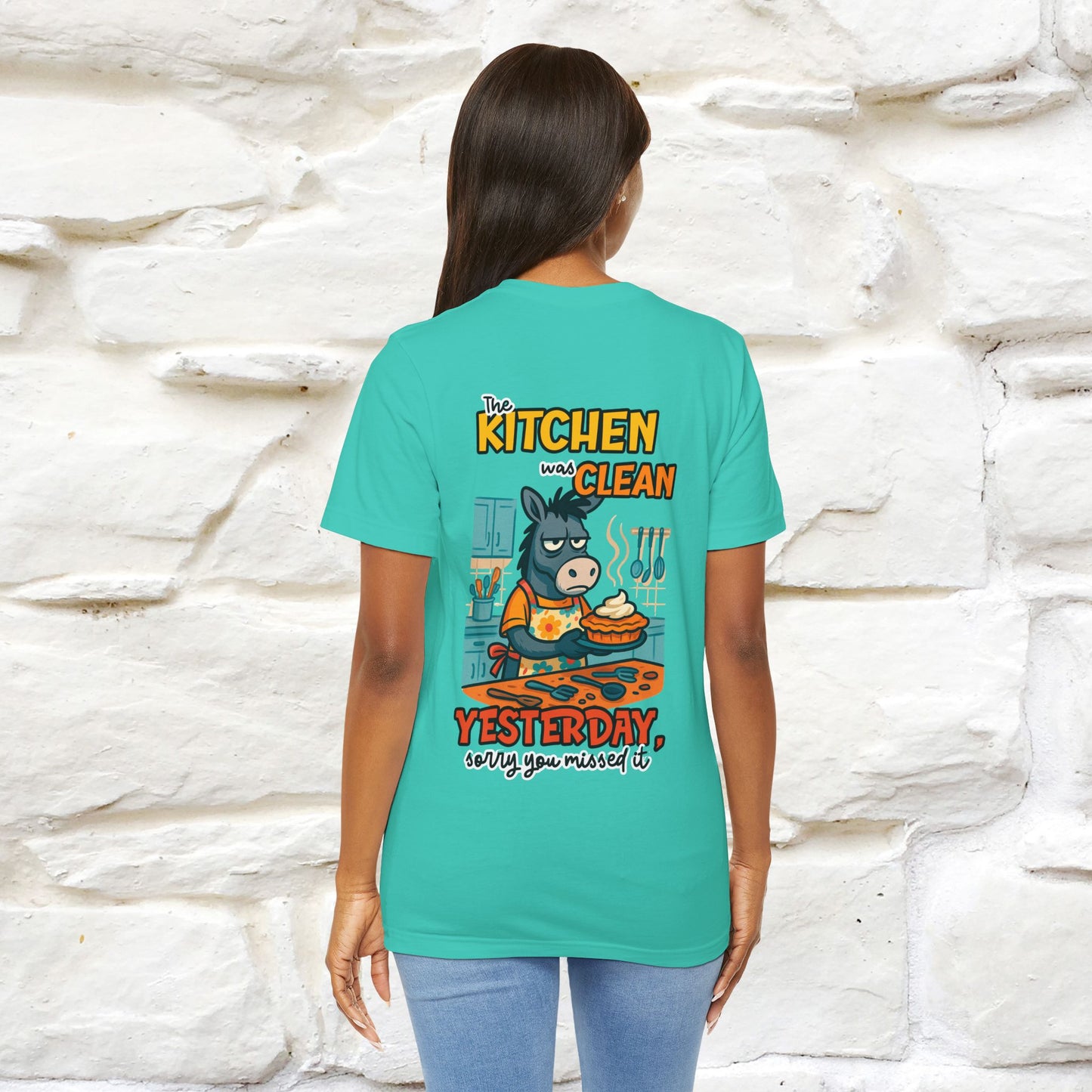 "The Kitchen Was Clean... " |Funny T-Shirt | Nunu&Miao Studio