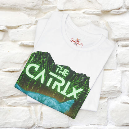 The Catrix: What Will You Choose? Cat T-Shirt for Men & Women | 100% Cotton* Matrix-Inspired Tee