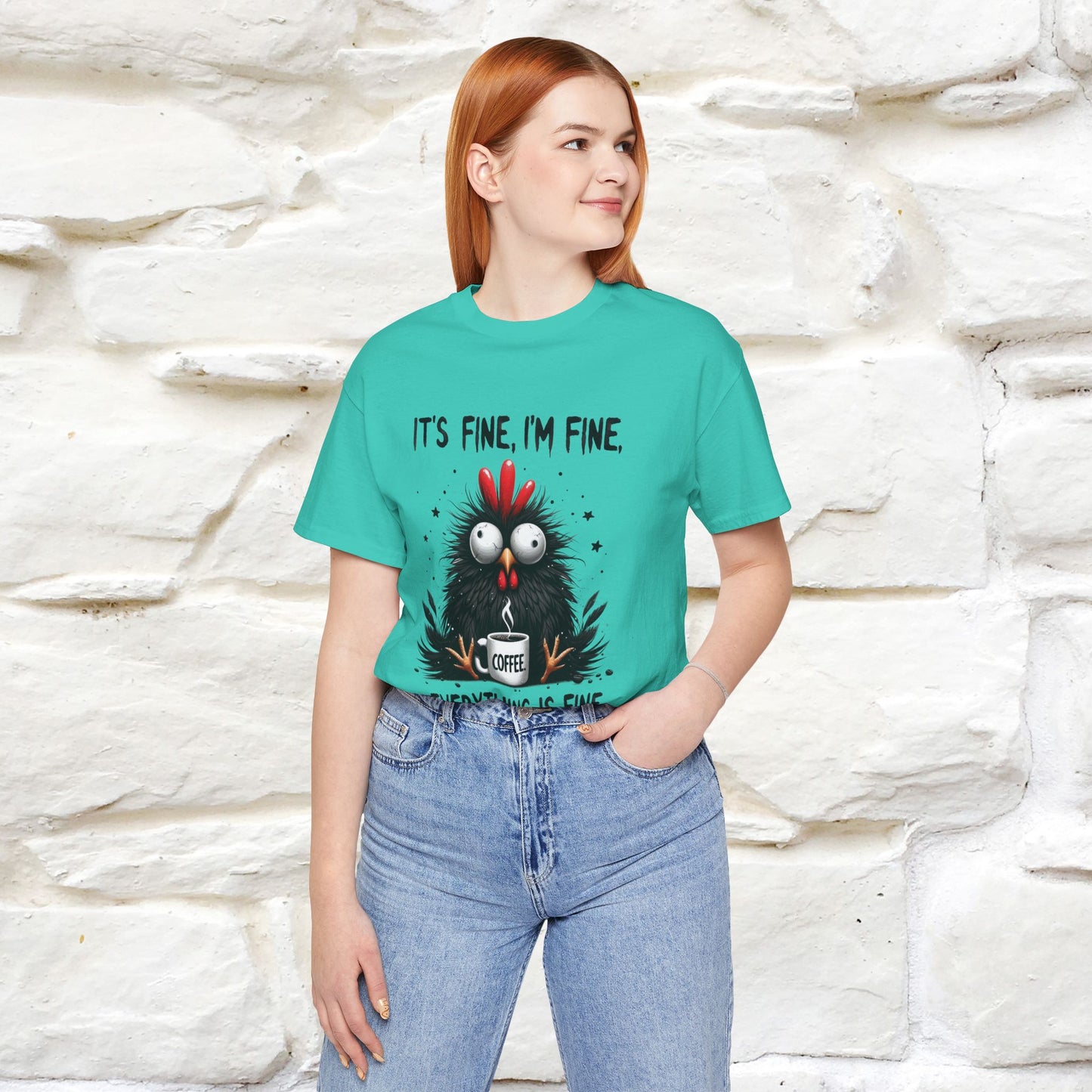 "Everything Is Fine" |Funny T-Shirt | Nunu&Miao Studio