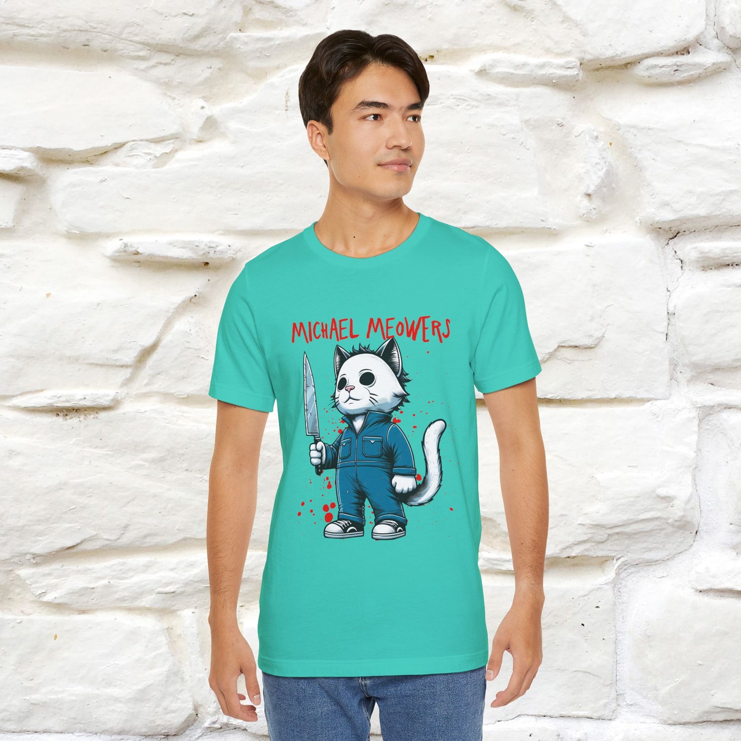 ''Michael Meowers'' Cat T-Shirt |  | Nunu&Miao Studio
