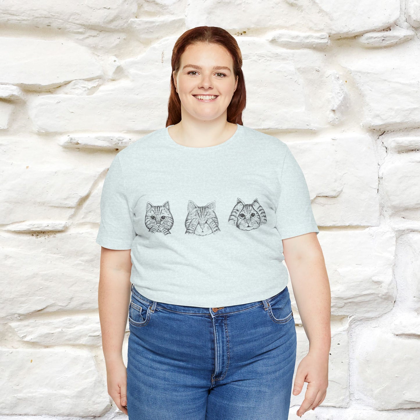 "Cute Cats" Funny Cat T-Shirt for Men & Women | 100% Cotton* - Nunu&Miao Studio