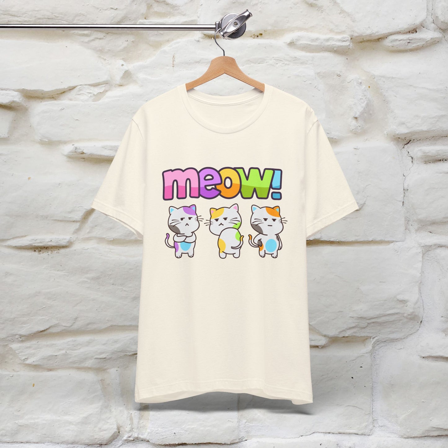 Meow! Funny Cat T-Shirt for Men & Women | 100% Cotton*