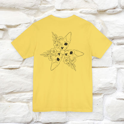 "Trinity'' Cat T-Shirt Front and Back Design | Nunu&Miao Studio