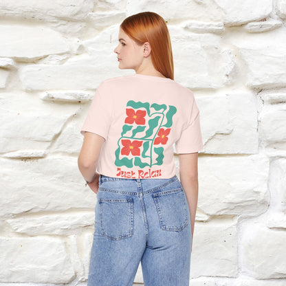 "Just Relax'' Cat T-Shirt Front and Back Design | Nunu&Miao Studio