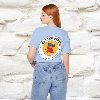 "Be Like Water: Cattitude Master | Cat T-Shirt |Nunu&Miao Studio