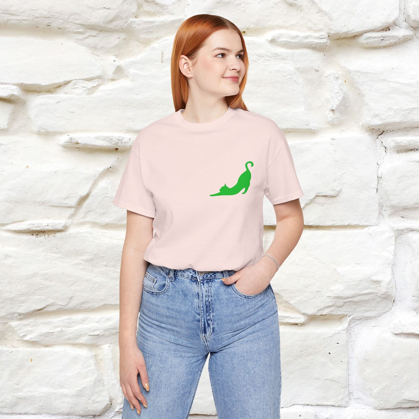 "Take a Deep Breath & Try All Over Again" Cat T-Shirt| Front & Back Design | Nunu&Miao Studio