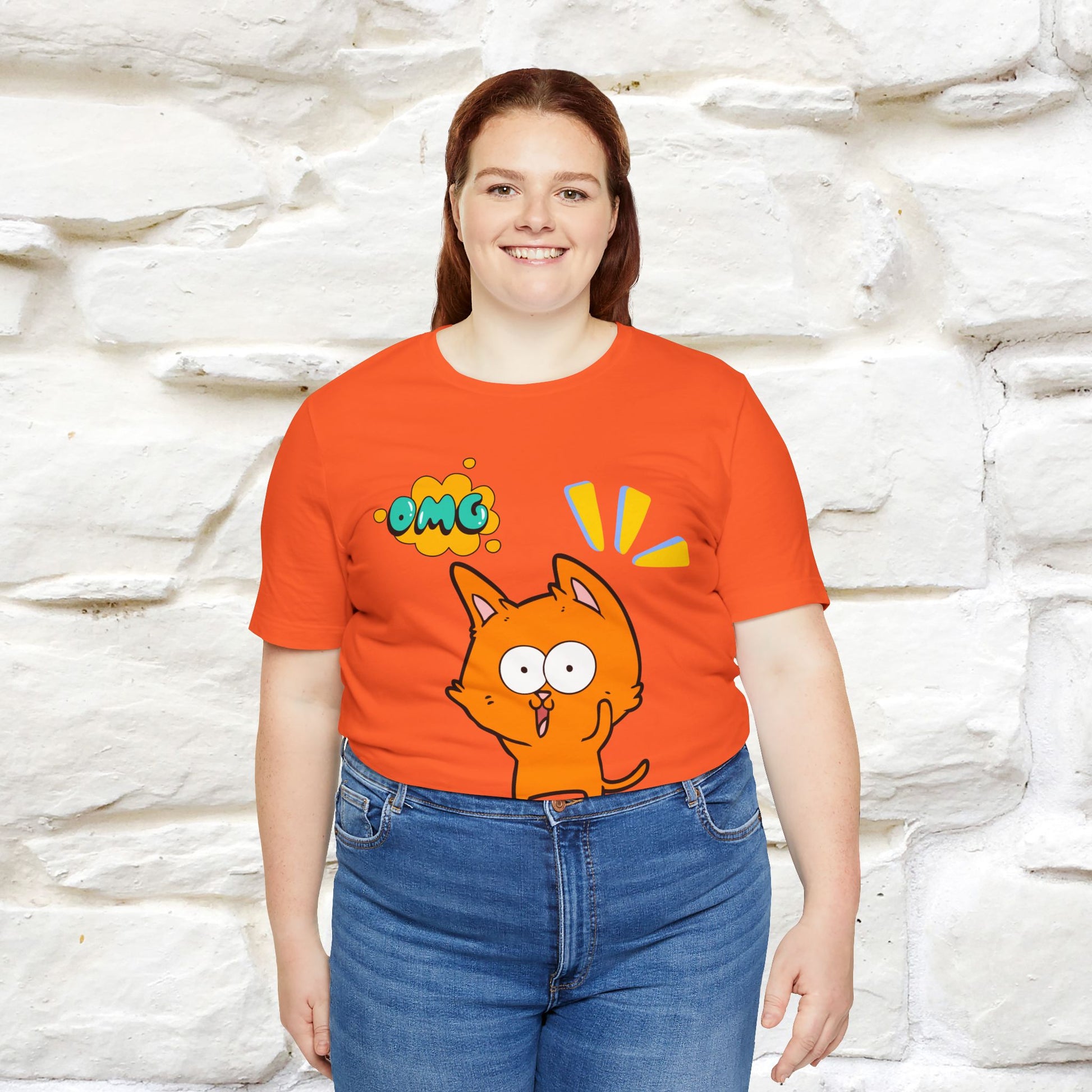 ''Oh My God'' Cat T-Shirt | Nunu&Miao Studio - Nunu&Miao Studio