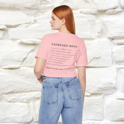 "More Espresso Less Depresso" |Cat T-Shirt | Nunu&Miao Studio