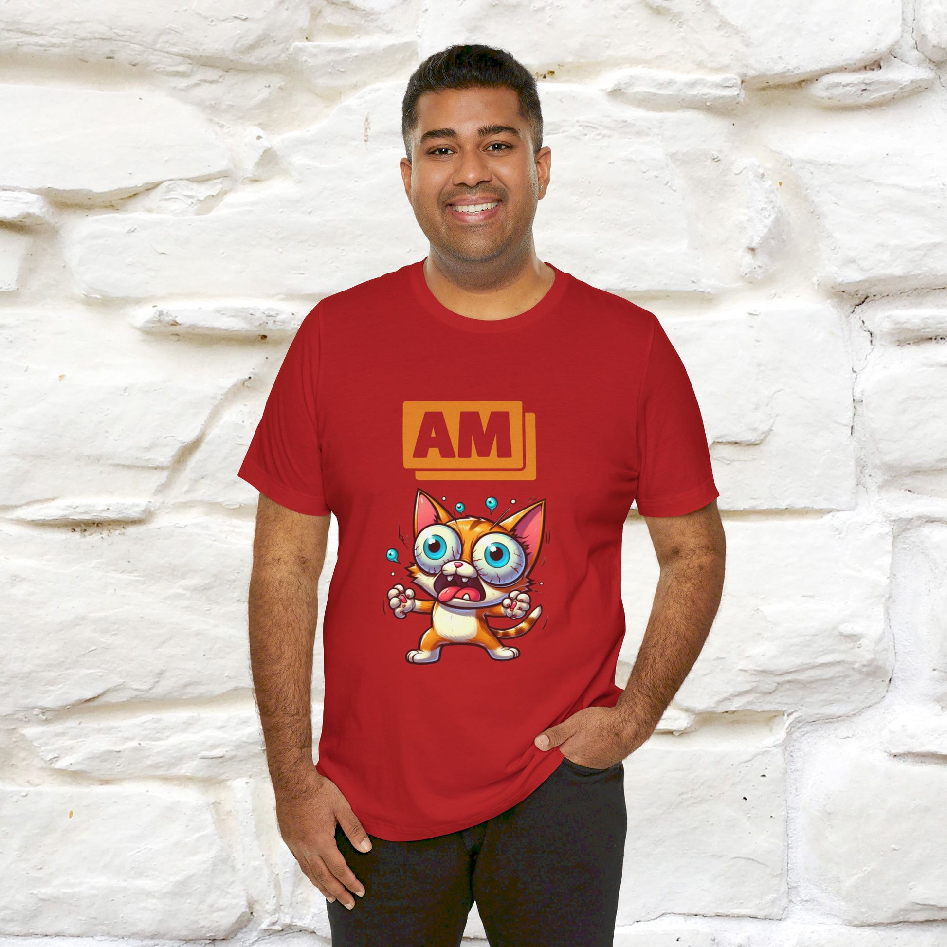 ''I' Am'' T-shirt for Man 100% Cotton* - Nunu&Miao Studio