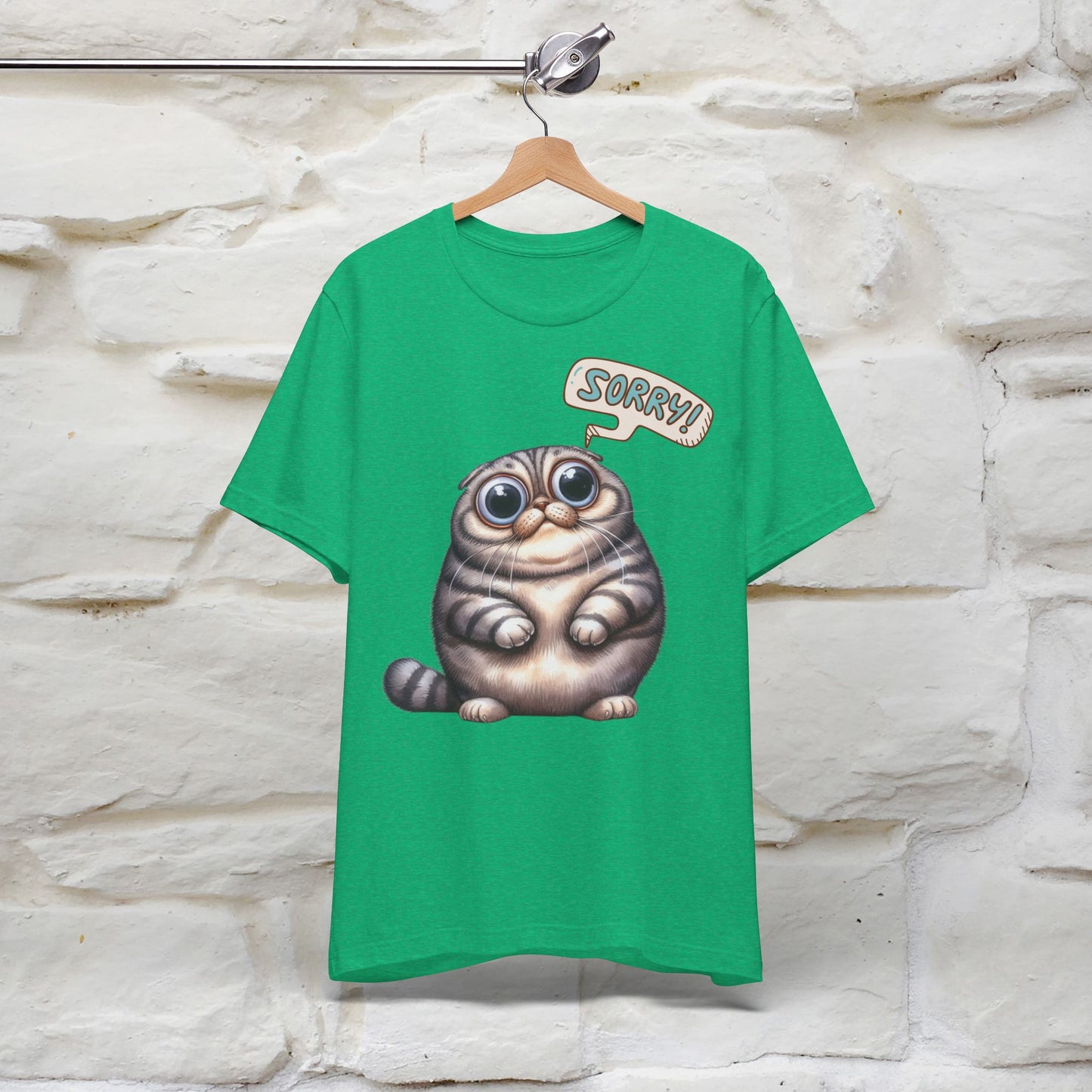 Sorry Cat T-Shirt for Men & Women | 100% Cotton* Funny & Stylish Tee