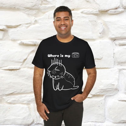 "Where Is My Tuna?" Cat T-Shirt | Nunu&Miao Studio - Nunu&Miao Studio