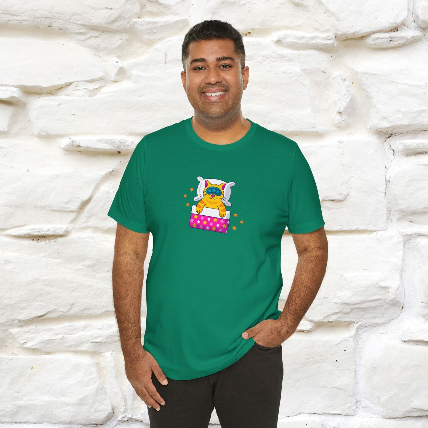 "I Am Sorry I Have Plans With My Bed" |  Cat T-Shirt | Front & Back Design | Nunu&Miao Studio