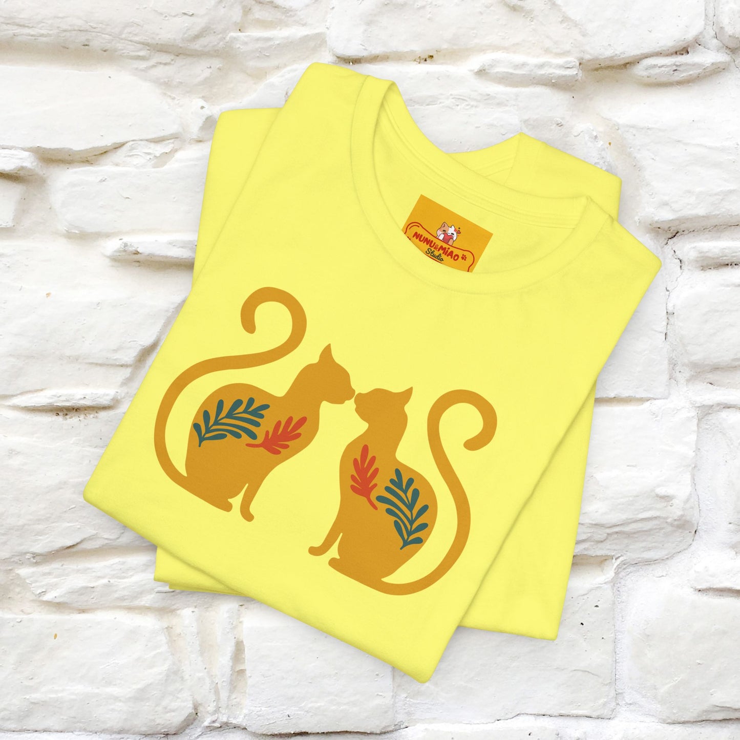 ''Power'' | Cat T-Shirt Front and Back Design | Nunu&Miao Studio