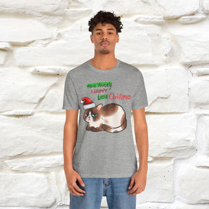 Have Yourself a Grumpy Little Christmas | Festive Cat Christmas Shirt for Men & Women | 100% Cotton*