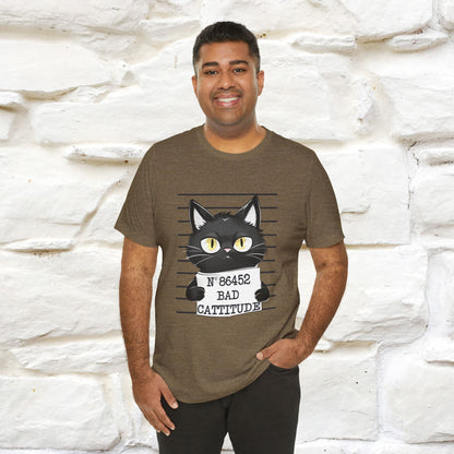 "Bad Cattitude" T-Shirt for Men & Women | 100% Cotton*