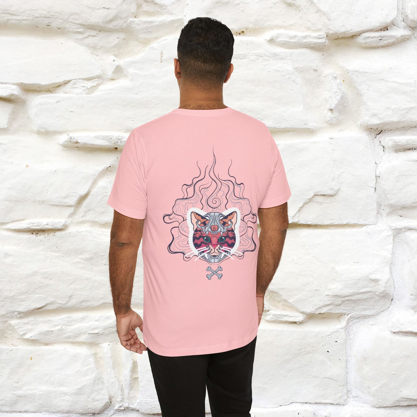 ''Air Fire Cat'' | Cat T-Shirt Front and Back Design | Nunu&Miao Studio