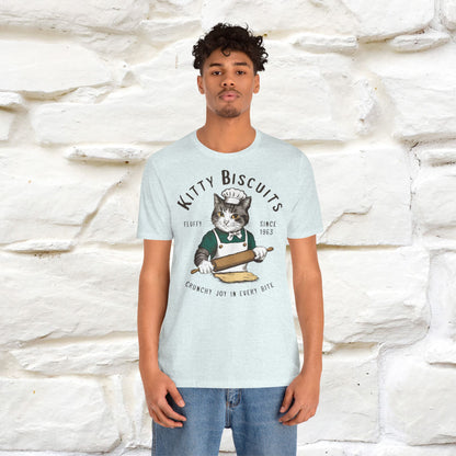 Kitty Biscuits Crunchy Joy T-Shirt | Cat Lover’s Delight for Men & Women | 100% Cotton*