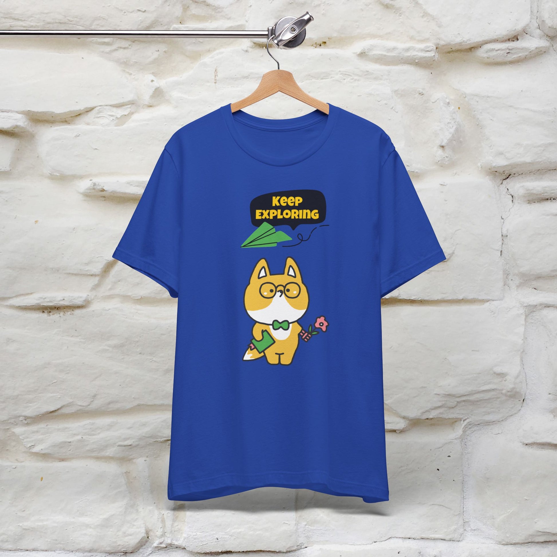 Keep Exploring T-Shirt for Men | 100% Cotton* Adventure Tee - Nunu&Miao Studio