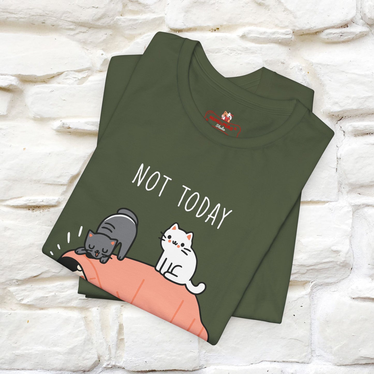 "Not Today" Cat T-shirt for Men & Women| 100% Cotton* 🐾