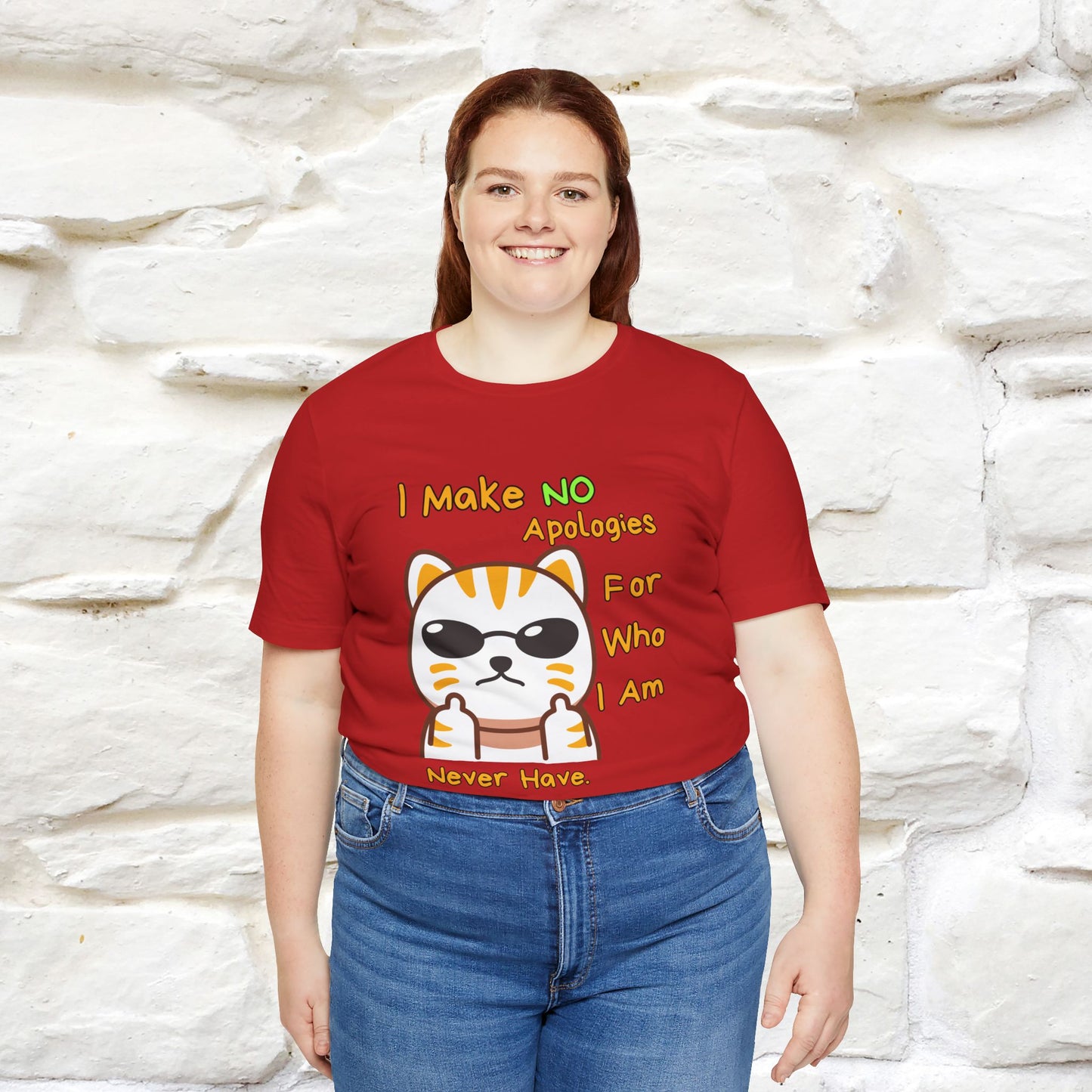 "I Make No Apologies... " |Cat T-Shirt | Nunu&Miao Studio