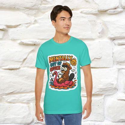''Mentally Out Of Office''|  Sarcastic Cat T-Shirt | Nunu&Miao Studio