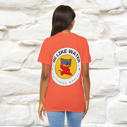 "Be Like Water: Cattitude Master | Cat T-Shirt |Nunu&Miao Studio