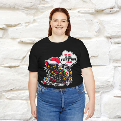 “Everything Is Fine..” | Cat T-Shirt | Nunu&Miao Studio