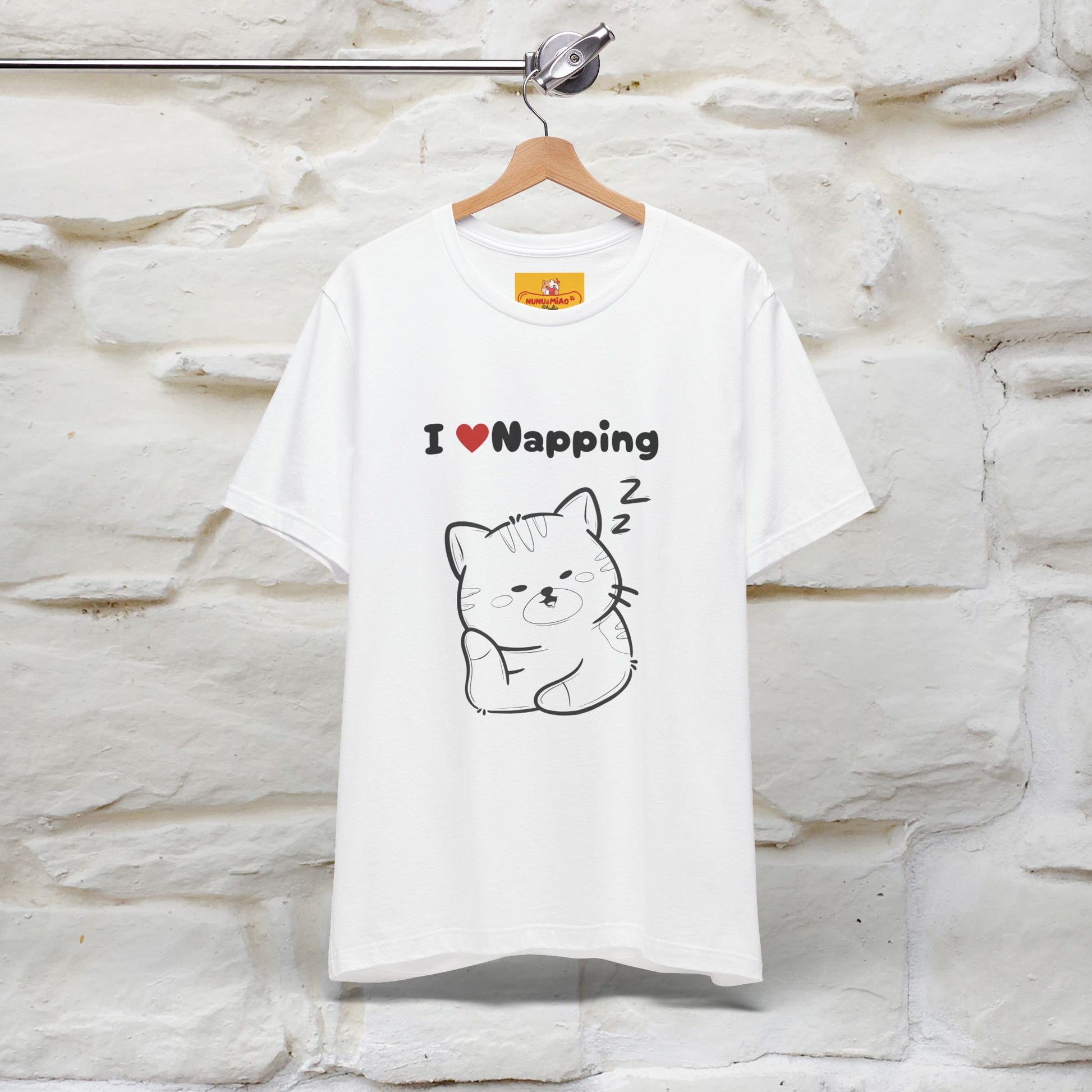 "I Love Napping" Cat T-Shirt | Nunu&Miao Studio - Nunu&Miao Studio