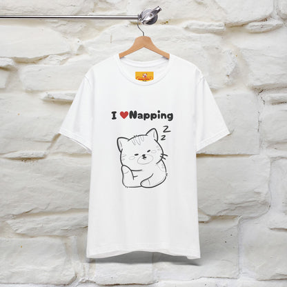 "I Love Napping" Cat T-Shirt | Nunu&Miao Studio - Nunu&Miao Studio